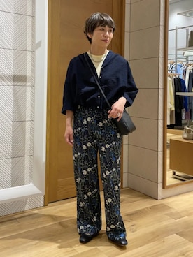 「Beau're（ヴュレ）のアイテム」を使った、隈元さん（レディース・158cm）の春コーディネート