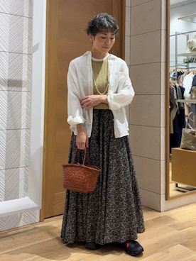 隈元さん(レディース・158cm)の夏コーディネート