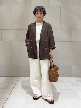隈元さん(レディース・158cm)の夏コーディネート
