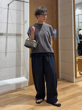 隈元さん（レディース・158cm）の夏コーディネート