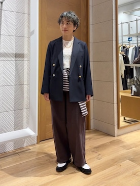 隈元さん(レディース・158cm)の秋コーディネート