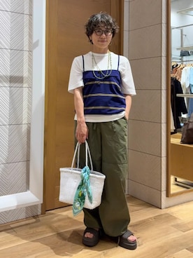 隈元さん(レディース・158cm)の夏コーディネート