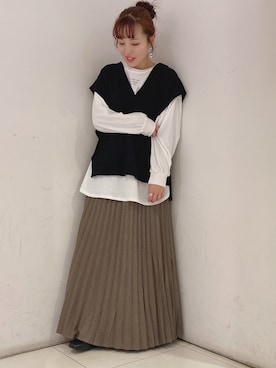 なぽんさん（レディース・150cm）の秋コーディネート