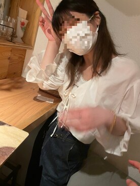 「Adoon plain（アドーンプレーン）のアイテム（パンツ）」を使った、あ。さん（レディース・157cm）の夏コーディネート