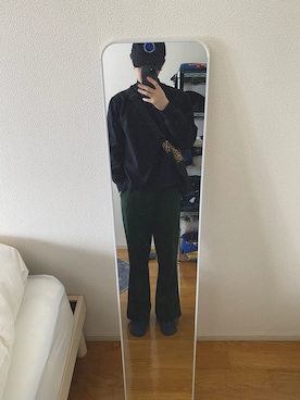「ADER error（アーダーエラー）のアイテム（帽子）」を使った、カフェインさん（メンズ・168cm）の春コーディネート