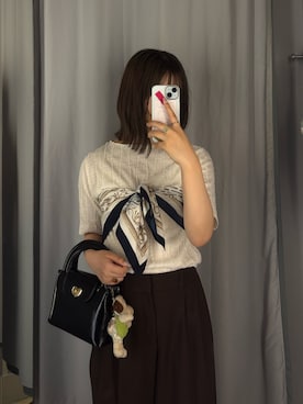 「アイテム（財布/小物）」を使った、kotllioさん（レディース・158cm）の秋コーディネート