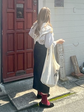 「ニコアンド」｜「アイテム（パンプス）」を使った、kotllioさん（レディース・158cm）の春コーディネート