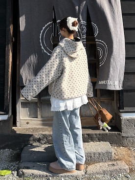 「coen（コーエン）のアイテム」を使った、kotllioさん（レディース・158cm）の冬コーディネート