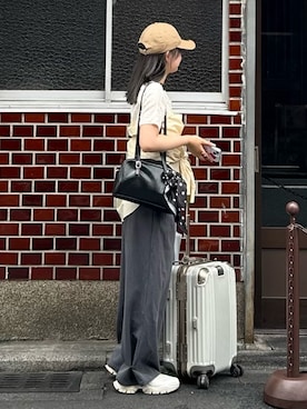 「niko and...（ニコアンド）のアイテム」を使った、kotllioさん（骨格ウェーブ・レディース・158cm）の夏コーディネート