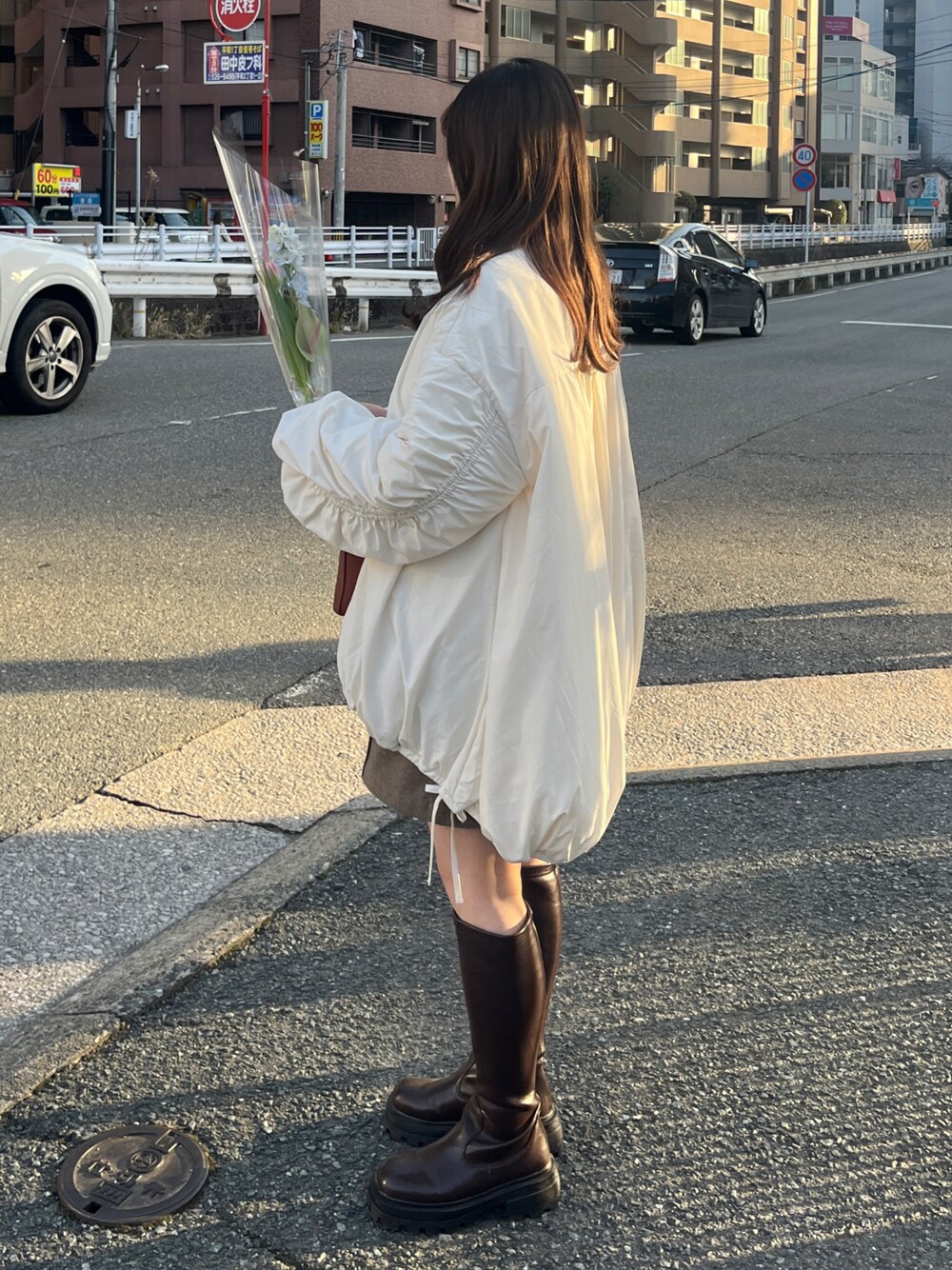 Heather ボリュームギャザーブルゾン