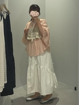「ニコアンド」｜「アイテム（ワンピース/ドレス）」を使った、kotllioさん（レディース・158cm）の夏コーディネート