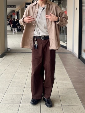 「Paraboot（パラブーツ）のアイテム」を使った、ヒゲ脱毛11回コース＋3年保証オプショさん（メンズ・179cm）の秋コーディネート