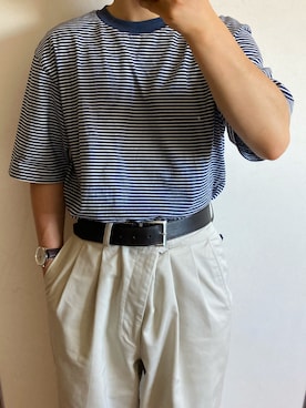 「海」｜「アイテム（アナログ腕時計）」を使った、penguin さん（メンズ・156cm）の夏コーディネート