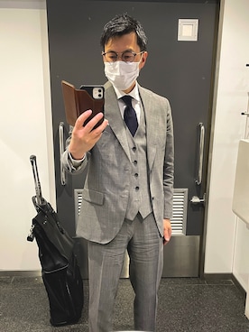 「SAINT LAURENT PARIS（サンローランパリ）のアイテム（バッグ）」を使った、ひじきさん（メンズ・168cm）の春コーディネート