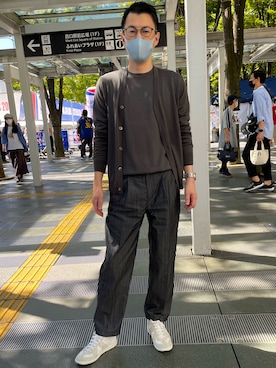 「SO（エスオー）のアイテム」を使った、ひじきさん（メンズ・168cm）の秋コーディネート