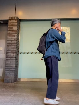 「DR.DENIM（ドクターデニム）のアイテム」を使った、つさん（メンズ・177cm）の夏コーディネート