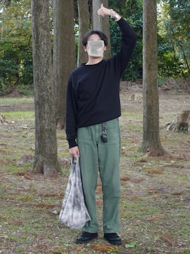 「1LDK（ワンエルディーケー）のアイテム」を使った、sukeさん（メンズ・180cm）の秋コーディネート