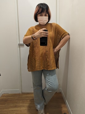 「BROWN」｜Sweet Appleさん（レディース・155cm）の春コーディネート