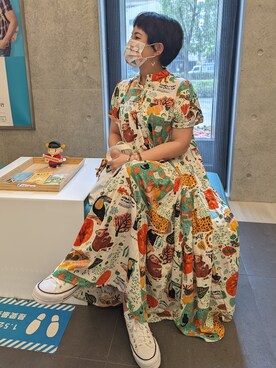 「アイテム（ワンピース、その他）」を使った、Sweet Appleさん（レディース・155cm）の夏コーディネート