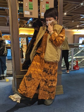 「MANASTASH（マナスタッシュ）のアイテム」を使った、Sweet Appleさん（レディース・155cm）の冬コーディネート