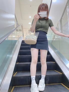 「韓国好きな人と繋がりたい」｜「アイテム（その他）」を使った、yum🐹🐻さん（レディース・158cm）の秋コーディネート