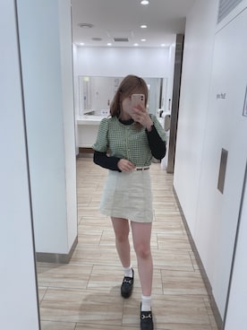 「WEGO（ウィゴー）のアイテム（シューズ）」を使った、yum🐹🐻さん（レディース・158cm）の夏コーディネート