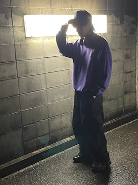 「Right-on（ライトオン）のアイテム（スウェット）」を使った、kentoさん（メンズ・162cm）の冬コーディネート