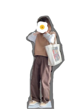 「KALENO（カレノ）のアイテム」を使った、にわとりさん（レディース・157cm）の秋コーディネート