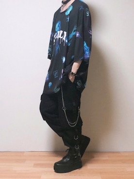 ブーツを使った チョーカー のメンズ人気ファッションコーディネート Wear