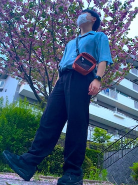 「春服」｜けいたさん（メンズ・174cm）の春コーディネート