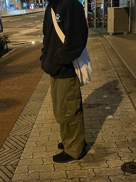 「ごきげんウィーク」｜「アイテム（モカシン/デッキシューズ）」を使った、wさん（メンズ・169cm）の春コーディネート
