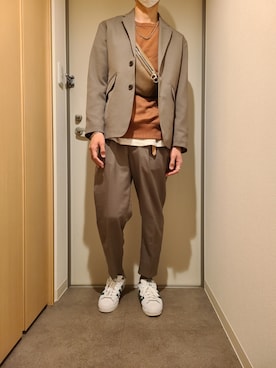 「リング」｜「アイテム（セットアップ）」を使った、ryotaさん（メンズ・177cm）の秋コーディネート