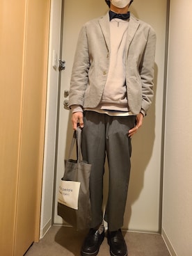 「リング」｜「アイテム（セットアップ）」を使った、ryotaさん（メンズ・177cm）の春コーディネート