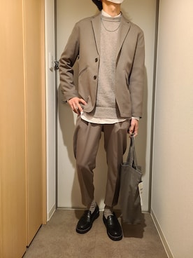 「リング」｜「アイテム（セットアップ）」を使った、ryotaさん（メンズ・177cm）の春コーディネート