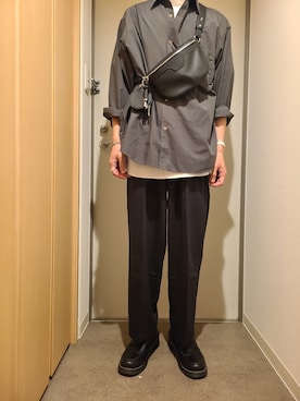 「LVEU.（ラブユ.）のアイテム」を使った、ryotaさん（メンズ・177cm）の夏コーディネート
