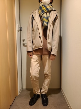 「TIMELY WARNING（タイムリーワーニング）のアイテム（ジャケット/アウター）」を使った、ryotaさん（メンズ・177cm）の冬コーディネート