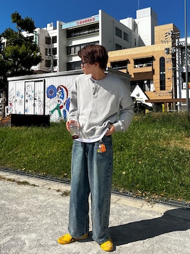 「アイテム（スウェット）」を使った、2ooz.oq.lt.kentoさん（メンズ・172cm・20代）の秋コーディネート