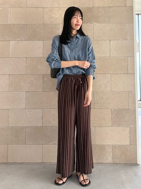 「Doux archives（ドゥアルシーヴ）のアイテム」を使った、るこ。さん（レディース・173cm）の春コーディネート