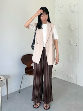 るこ。さん(レディース・173cm)の春コーディネート