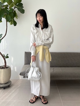 「Doux archives（ドゥアルシーヴ）のアイテム」を使った、るこ。さん（レディース・173cm）の冬コーディネート