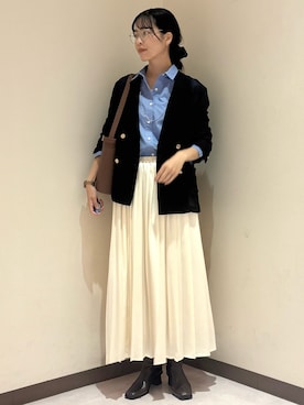 「アイテム（その他）」を使った、るこ。さん（レディース・173cm）の秋コーディネート