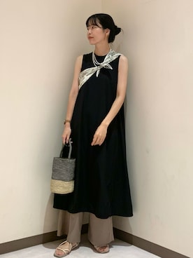 るこ。さん（骨格ナチュラル・レディース・170cm）の夏コーディネート