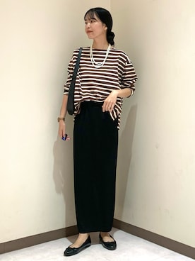 「アイテム（その他）」を使った、るこ。さん（レディース・173cm）の秋コーディネート