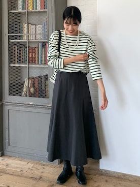 「アイテム（その他）」を使った、るこ。さん（レディース・170cm）の秋コーディネート