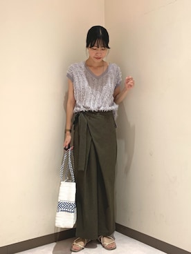 「アイテム（その他）」を使った、るこ。さん（レディース・170cm）の夏コーディネート