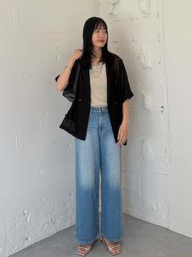 「Doux archives（ドゥアルシーヴ）のアイテム」を使った、るこ。さん（レディース・173cm）の春コーディネート