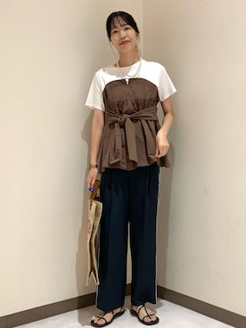 「アイテム（その他）」を使った、るこ。さん（レディース・170cm）の夏コーディネート