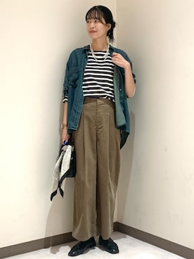 「アイテム（その他）」を使った、るこ。さん（レディース・173cm）の秋コーディネート