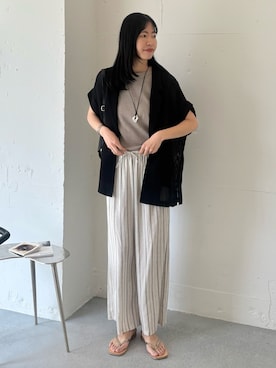 「Doux archives（ドゥアルシーヴ）のアイテム」を使った、るこ。さん（レディース・173cm）の春コーディネート