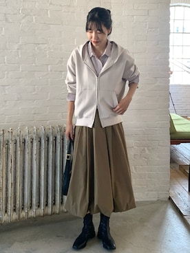「アイテム（その他）」を使った、るこ。さん（レディース・173cm）の秋コーディネート